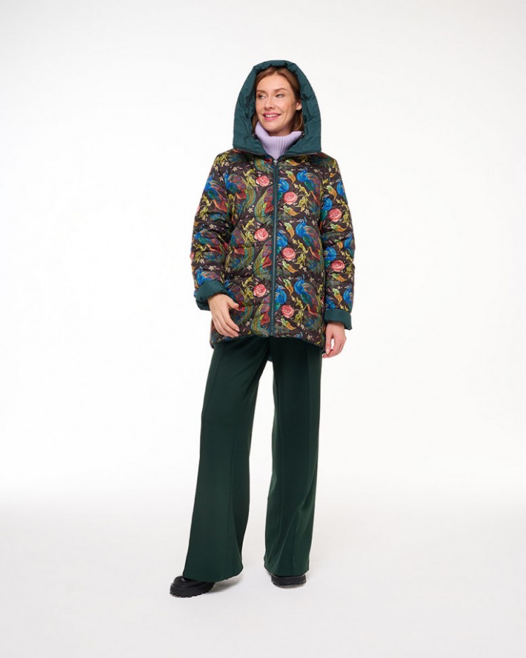 Женская двусторонняя куртка Dixi Coat 5125-115/print  - 