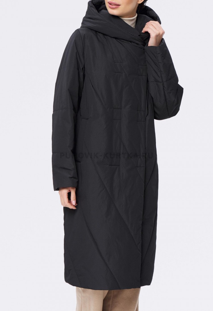 Женское пальто Dixi Coat 3715-322  Артикул 3715-322. Длина спины 110 cм. Наполнитель-Zero Down(150гр.) Цвет: 99-черный. Размеры(EUR) 38,40,42,46,48,50