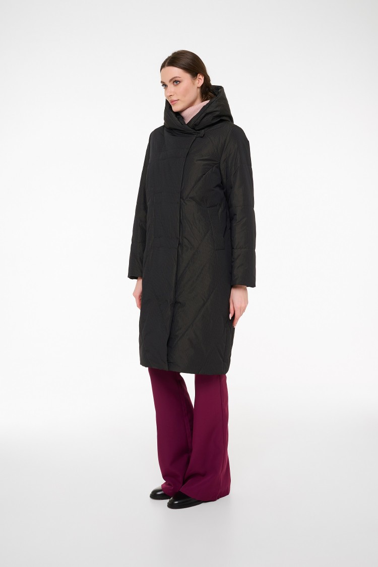  Женское пальто Dixi Coat 3715-322 темно-зеленое    Артикул 3715-322. Длина спины 110 cм. Наполнитель-Zero Down(150гр.) Цвет: 78-темно-зеленый. Размеры(EUR) 36,38,40,42,44,46,48,50