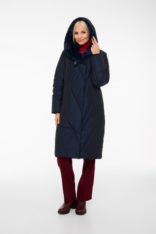 Женское пальто Dixi Coat 5145-115+ эко-мех 