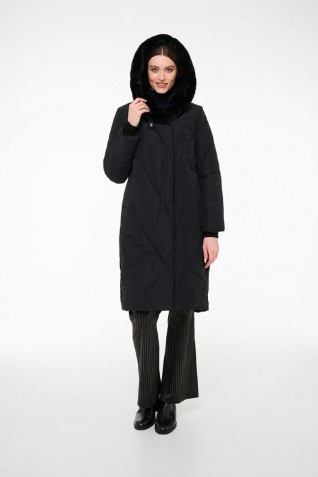 Женское пальто Dixi Coat 5145-115+ эко-мех 