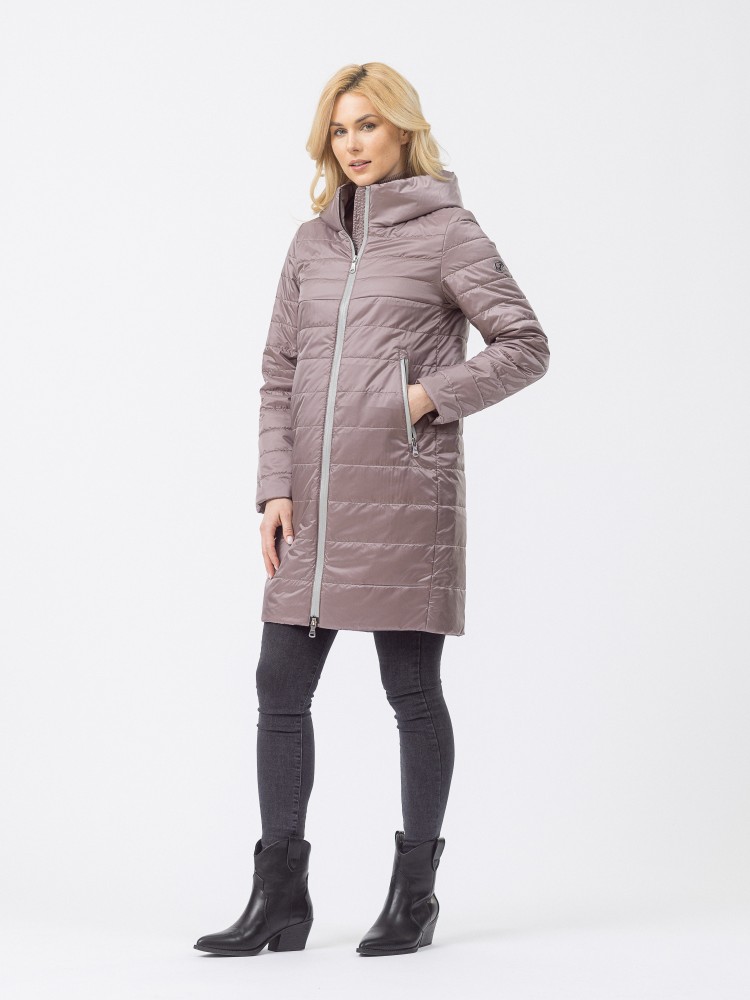 Женская куртка AVI IRISA2(ИРИСА2)  Артикул  A-16017-34   Длина спины 90см.  Наполнитель-  Shelter loft 150гр. Цвет: 71-пепел роза. Размеры(EUR) 36,38,40,42,44,46
