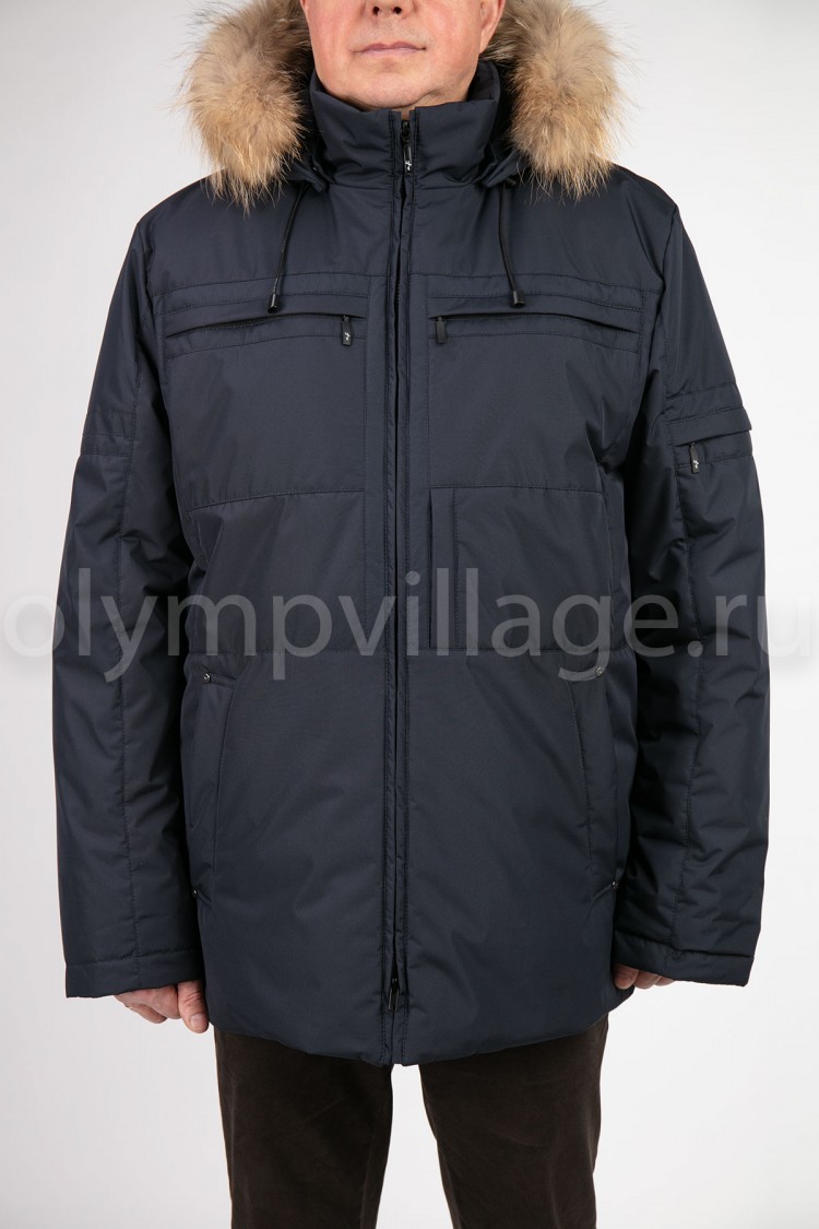 Мужская куртка JANI(ДЖАНИ) Размеры(RUS)  50,54,56,58  Цвет: 39-темно-синий 
Длина-87см.  Утеплитель-изософт(200гр)