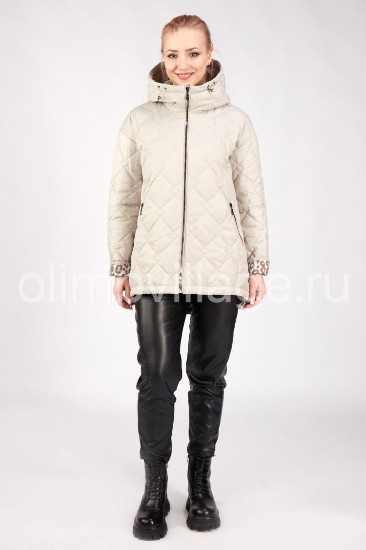 Женская куртка Dixi Coat 6300-294    Артикул 6300-294/959 . Длина спины 83cм. Наполнитель- Zero down(100гр.)  Цвет: 34-35- бежевый  Размеры(EUR) 42